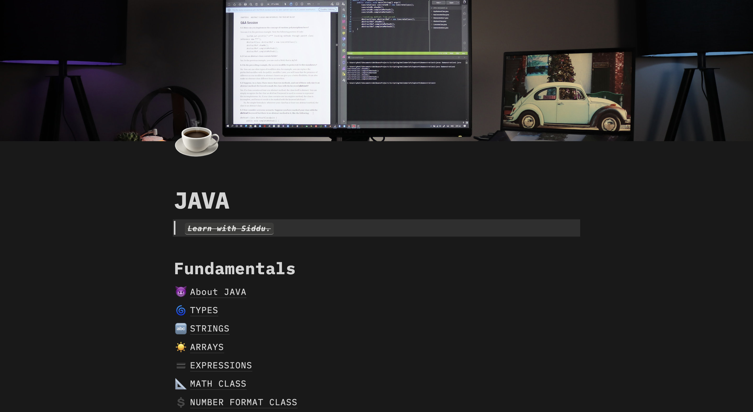 Java Notes